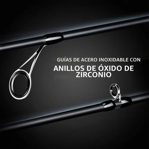 Vista 4 de KastKing Crixus Baitcaster & Spinning Fishing Rod and Reel Combo IM6 Blank,Zirconium Oxide Guide Rings, SuperPolymer Handle, Lightweight Reel