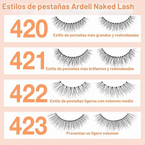 Vista 6 de Pestañas desnudas 420
