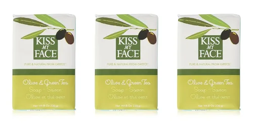 Vista 7 de Kiss My Face Jabón de Oliva y Aloe, 8.0 oz (230 g)