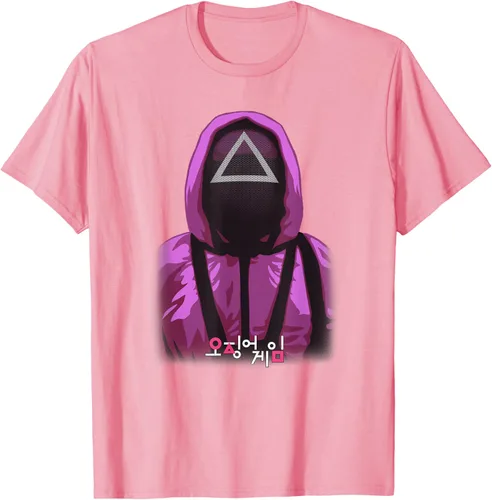 Vista 3 de Squid Game Camiseta de protección de máscara triangular