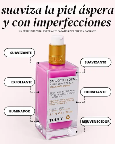 Vista 2 de Truly Suero para después del afeitado Beauty Smooth Legend Reduce