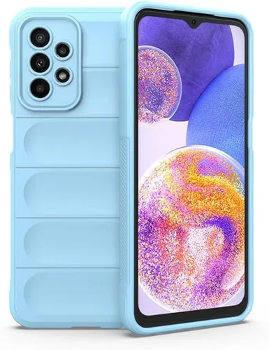 Vista 18 de Aikukiki Funda para Galaxy A32 4G, diseño de rayas 3D de lujo, resistente, sensorial, suave, de silicona completa, a prueba de golpes, para niñas