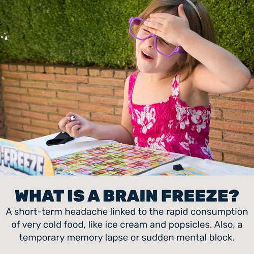 Vista 8 de Brain Freeze From MIGHTY FUN, Juego de mesa ganador de premios, para niños y familias, diversión y juego educativo para aprender estrategias