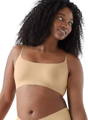 Vista 9 de True & Co - Brasier True Body con tirantes ajustables y cuello redondo para mujer Negro