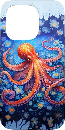 Vista 14 de Funda con diseño de criatura marina de pulpo Kraken para iPhone 17