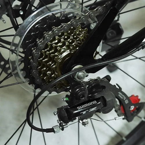 Vista 8 de Xspec Bicicleta de montaña plegable de 26 pulgadas y 21 velocidades para adultos