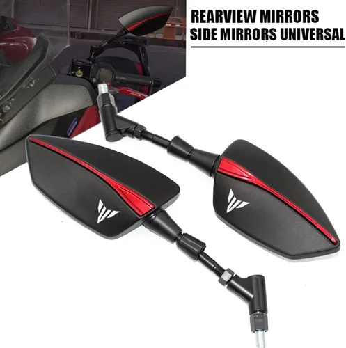 Vista 8 de Powersports - Espejos retrovisores para Yamaha &ha MT-07 MT 07 Mt07 FZ07 2014-2022 2020 2019 2020 2021 MT07 - Retrovisores universales de 0.315 in