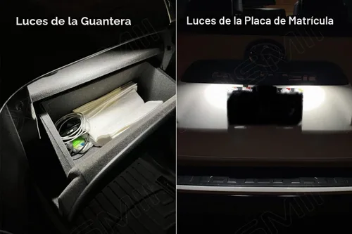 Vista 7 de Xpismii Kit de 11 luces LED blancas de 6000 K para interiores, repuesto para Toyota 4Runner 1996 1997 1998 1999 2000 2001 2002, con diagrama