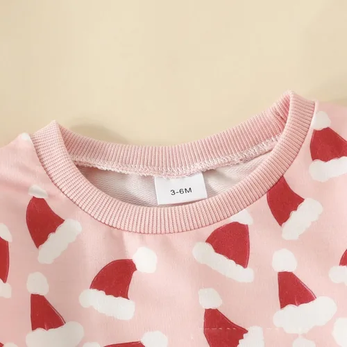 Vista 3 de TBUIALL Christmas Infant Toddler Boys And Girls Cute Playsuit Clothes Holiday Outdoor Soft New Born Baby Boy Outfits for