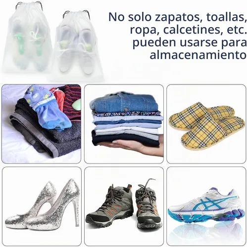 Vista 3 de Shappy - 50 bolsas translúcidas para zapatos, 11.8 x 15.7 pulgadas