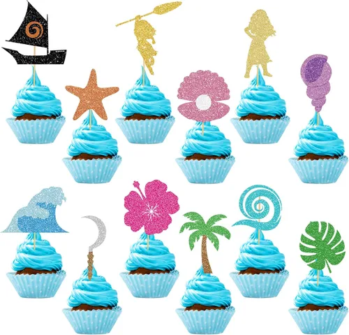 Vista 55 de 48 piezas de decoración de cupcakes de dinosaurio rugido dinosaurio decoración de pastel de cumpleaños para temática de dinosaurio, suministros