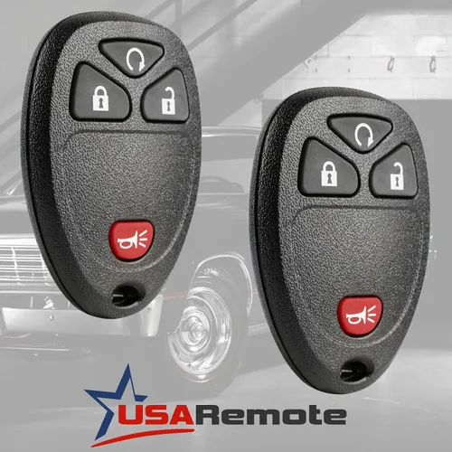 Vista 2 de Llavero de llave de coche con entrada sin llave y llave de encendido compatible con Chevy Silverado Avalanche Traverse / GMC Sierra Acadia / Pontiac