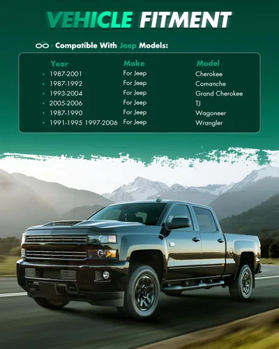 Vista 2 de SCITOO Polea de cigüeñal equilibrador armónico del motor - OHV L6 4.0L - Compatible con vehículos Jeep - 1987-2006 - para Cherokee Grand