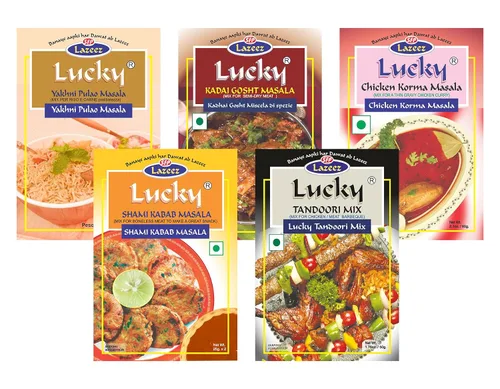 Vista 10 de Lucky Paquete combinado de Biryani Veg/No Vegetal (pollo Biryani (2), cordero Biryani, Sindhi Biryani, Veg Biryani)