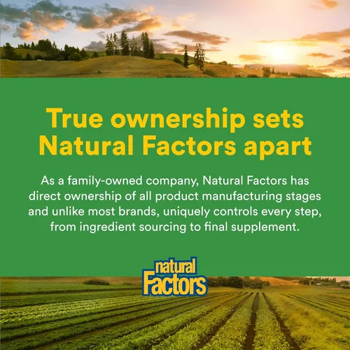 Vista 7 de Natural Factors, Cúrcuma y bromelina 450 mg, apoyo muscular y articular, 90 cápsulas