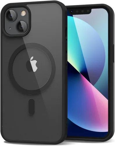 Vista 98 de oakxco Funda magnética transparente compatible con Magsafe, bonita funda delgada y transparente de poliuretano termoplástico no amarillenta, carcasa