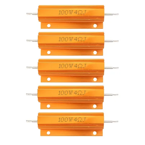Vista 7 de 5pcs 100W 3 Ohm luminum Case Wirewound Resistores Montados Resistor Adaptadores
