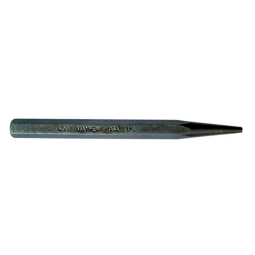 Vista 3 de Mayhew Tools 70003 Punzón sólido, 1/4", acabado de granallado