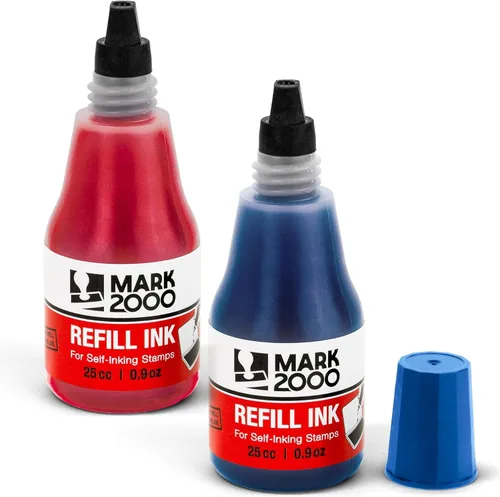 Vista 5 de Mark 2000 Tinta de recarga autoentintada - Negra - 25cc (0.9oz)