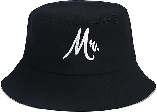 Vista 6 de XYIYI - Sombrero de pescador de algodón con bordado de moda, sombrero de cubo de playa para mujeres y niñas