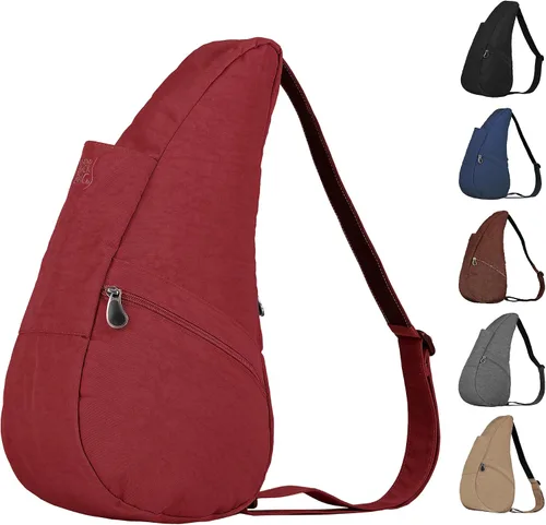 Vista 10 de AmeriBag Bolsa de espalda saludable de 17" de nailon Crossbody Sling Aguamarina