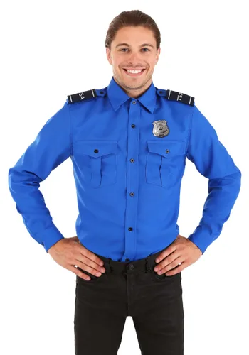 Vista 3 de Camisa de manga larga Agente TSA azul Multicolor