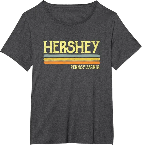 Vista 29 de Camiseta vintage de regalo de recuerdo de Hershey Pennsylvania PA, Negro, S
