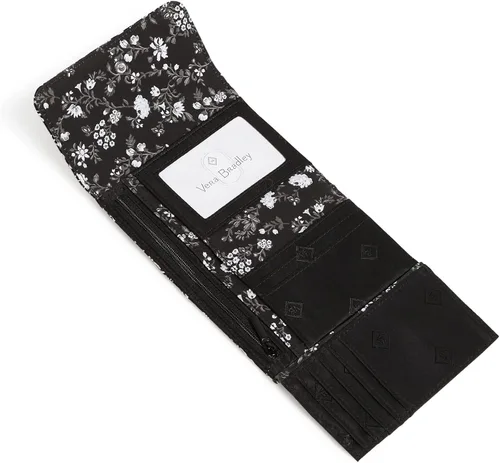 Vista 3 de Vera Bradley Women's Cotton Riley Compact Wallet with RFID Protection