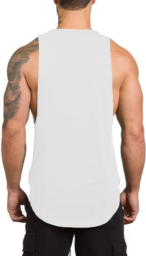 Vista 3 de Rexcyril Camiseta sin mangas de entrenamiento para hombre