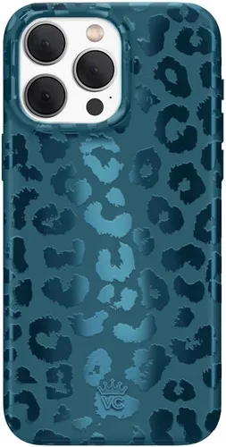 Vista 144 de VELVET CAVIAR Funda compatible con MagSafe para iPhone 15, probada en caídas de 10 pies, estampado de leopardo y amatista morada
