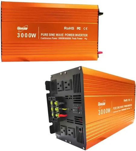 Vista 6 de Kit de sistema solar eólico de 1600 W con inversor de 3000 W, 10 paneles solares de 120 W, generador de turbina eólica de 400 W, controlador