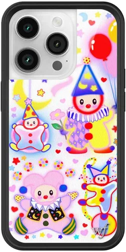 Vista 62 de Wildflower Carcasas – Compatible con iPhone 14 Pro Protector negro parachoques, certificado de prueba de caída de 6.5 pies, propiedad de mujeres