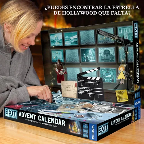 Vista 7 de EXIT: The Game - Calendario de Adviento - La estrella de Hollywood perdida Navidad Calendario Adviento Juego misterioso Actividad familiar