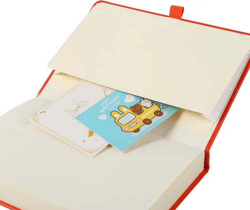 Vista 7 de Cuaderno de diario para hombres y mujeres, diarios para escribir A5, 180 hojas, 360 páginas, cuaderno de rayas universitarias de 3.53 oz/yd²