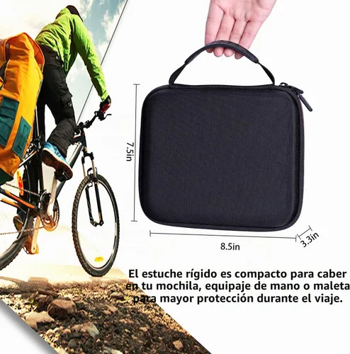 Vista 7 de LTGEM - Funda rígida de EVA compatible con herramienta de limpieza Dremel Versa, cepillo de lechada, exfoliante de ducha de baño, limpiador