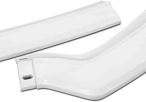 Vista 2 de Q1-TECH, borde de parachoques delantero compatible con Ford Mustang Mach-E GT 2021, 2022, 2023, modelo Mach-E GT, alerón de labio de parachoques