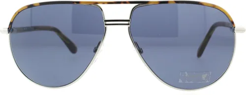 Vista 2 de Tom Ford anteojos de sol Cole en Blonde Havana Azul