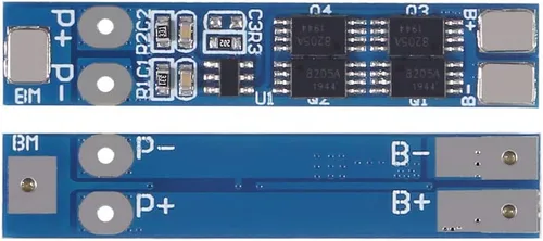 Vista 2 de ACEIRMC 2S 7.4V 8.4V 8A 18650 Cargador PCB BMS Placa de protección para batería de litio de iones de litio (5 piezas)