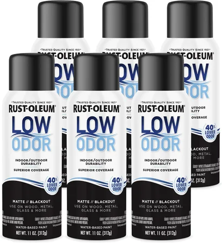 Vista 86 de Rust-Oleum - Pintura en aerosol prémium de bajo olor, gris ancla brillante Olor 40% menor que las pinturas en aerosol tradicionales, durabilidad