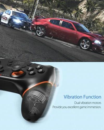 Vista 4 de Controlador de interruptor controlador profesional inalámbrico para interruptorSwitch LiteSwitch OLED interruptor remoto Gamepad con joystick