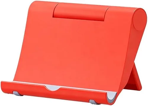Vista 21 de Soporte para tableta, soporte plegable ajustable para teléfono celular, compatible con la mayoría de iPad y teléfonos inteligentes, accesorio