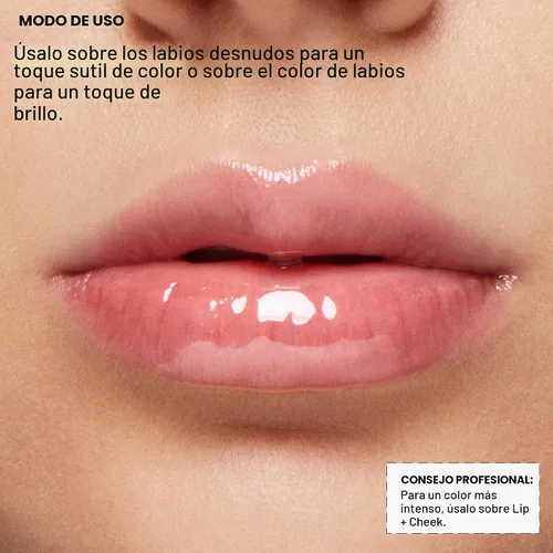 Vista 6 de Milk Makeup KUSH Sheer Hydrating Lip Oil Dragón Verde - Transparente