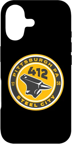 Vista 32 de Pittsburgh Steel City 412 Case for iPhone 16