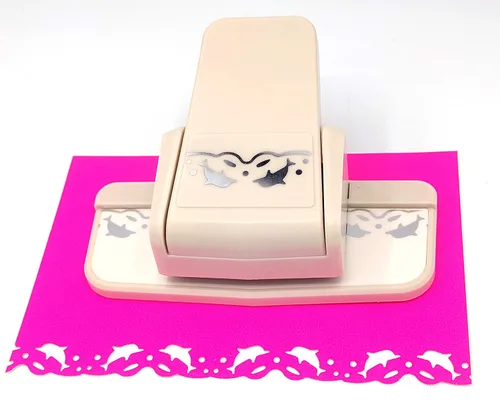 Vista 7 de Perforador de borde hecho a mano para álbumes de recortes, diseño de forma de bonsái, cortador de papel DIY (forma de bonsai)