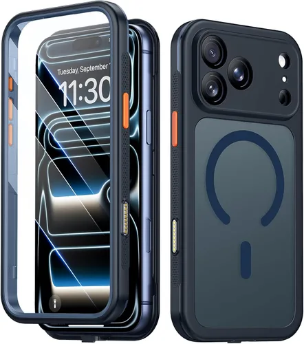 Vista 9 de Red2Fire Funda para iPhone 13, [Cuerpo Completo 360] [Protección de Servicio Pesado] con Protector de Pantalla Integrado Resistente Robusto 12 Pies