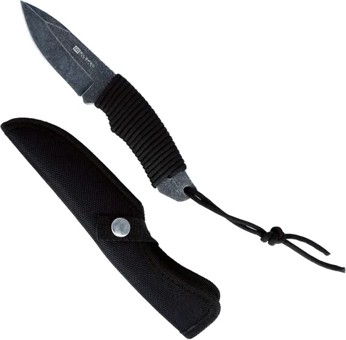 Vista 2 de ASR Outdoor Cuchillo de supervivencia de Paracord de espiga completa - Hoja de punto de caída
