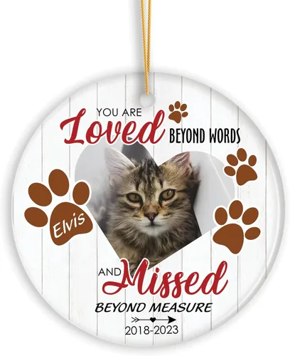 Vista 18 de Foto personalizada y nombre de nuevo papá, adorno de Navidad para nueva mamá, adorno personalizado de la primera Navidad del bebé, primera Navidad