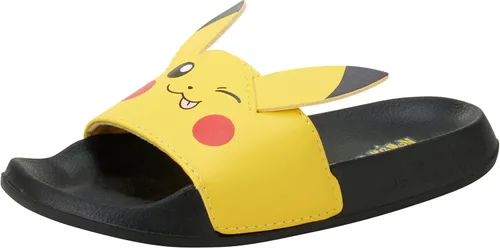 Vista 2 de Pokemon Boys Pikachu Sandals - 3D Slip-On BeachPool Slides Little BoyBig Boy