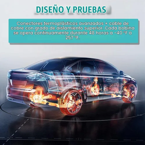 Vista 5 de Paquete de Bobina de Encendido Compatible con Chevy Cruze Sonic Trax Volt Cadillac ELR Buick Encore Turbo 1.4L 2011 2012 2013 2014 2015 2016 2017