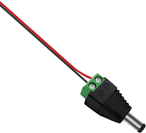 Vista 5 de inShareplus 10 pares de conectores adaptadores de enchufe de alimentación de CC de 0.217 in x 0.083 in, conector de terminal de tornillo macho